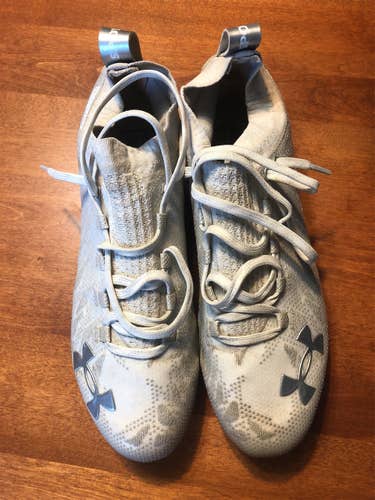 Lightly Used Size 11.5 Under Armour Spotlight White Cleats