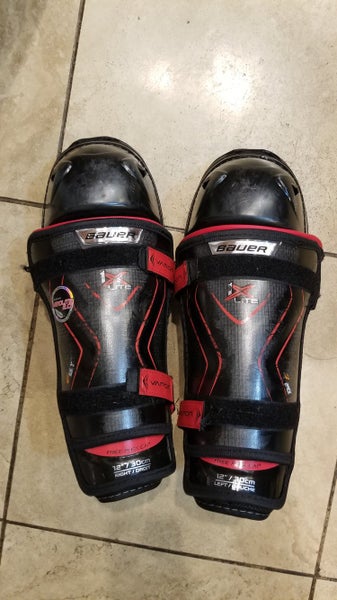 Used Junior Bauer Vapor 1X Lite Shin Pads