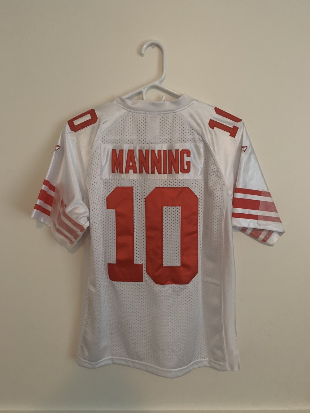 ELI MANNING NY GIANTS RED ALTERNATE REEBOK JERSEY - Primetime