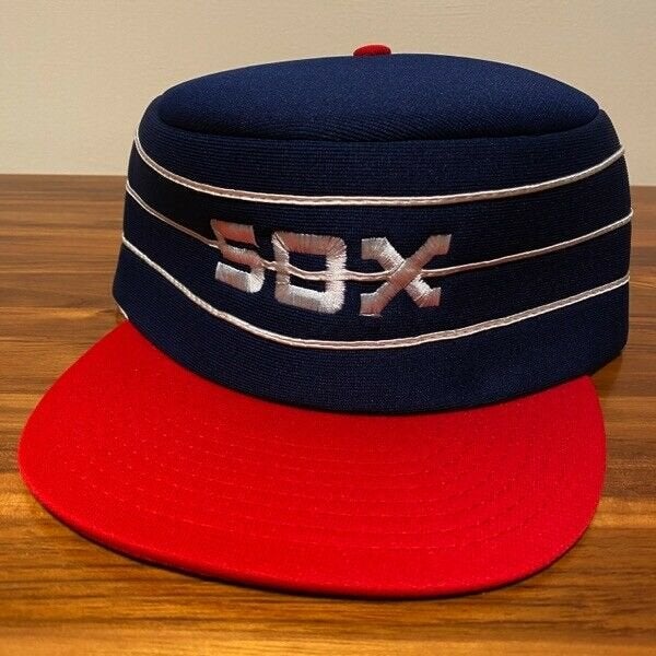 Chicago White Sox Hat Baseball Cap Snapback MLB Vintage 80s Pill Bottle CWS USA