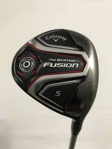Used Men's Callaway Right Handed Big Bertha Fusion Fairway Wood Stiff Flex 5 Wood
