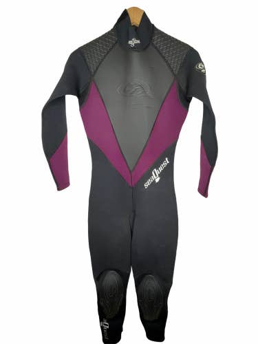 Sea Quest Womens Full Wetsuit Size 7-8 3/2
