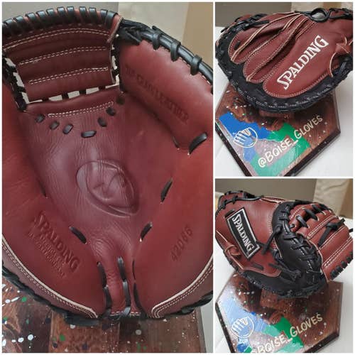 New like Pudge Spalding Right Hand Throw Catcher's Baseball Glove 33.5"