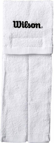 Wilson Football Field Towel, (White, One Size Fits All) NEW hangtag attached