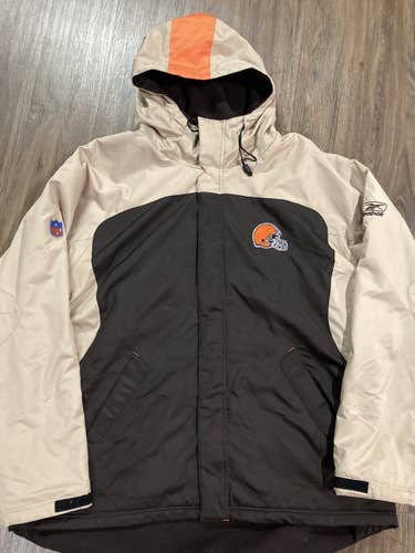 Cleveland Browns Reebok Heavyweight Jacket. XXL