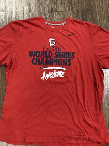 St. Louis Cardinals 2011 Champions T. XXL