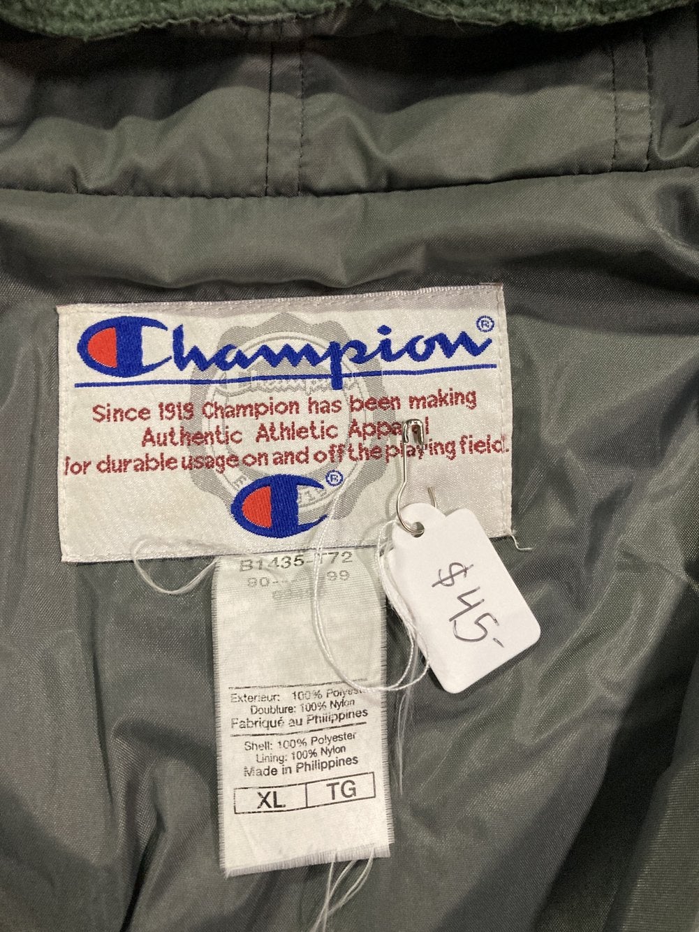 1970's NEW YORK JETS CHAMPION JACKET XL