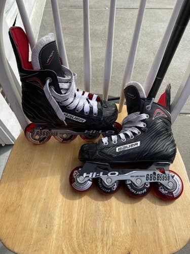 Used Bauer Regular Width Size 1 Vapor XR300 Inline Skates