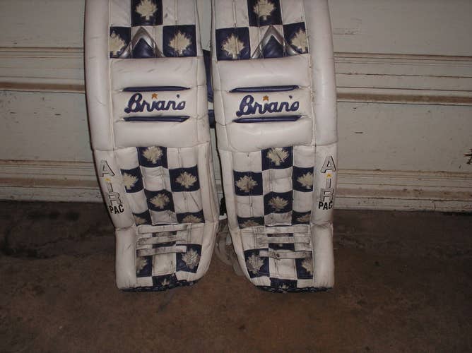 Brian's Goalie Leg Pads Pro Stock Trevor Kidd game worn