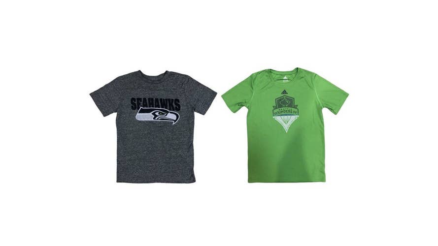 Seattle Sports Youth T-Shirt Bundle (Seahawks + Sounders)