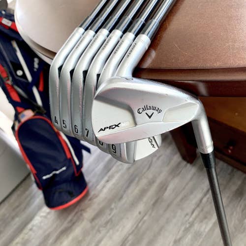 Used Callaway Apex MB Stiff Flex Forged Irons (4-PW)