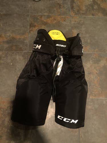 Black New XL CCM Tacks 9080 Hockey Pants
