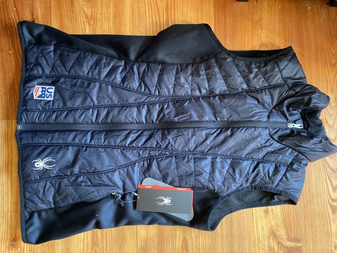 Black Women's Large Spyder Vest