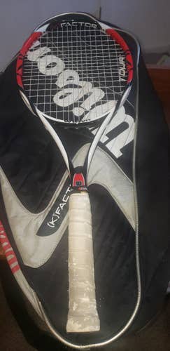 Wilson K Factor six.one 95 Tennis Racquet w/bag.