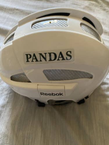 White Used Medium Reebok Pro Stock 11K Helmet