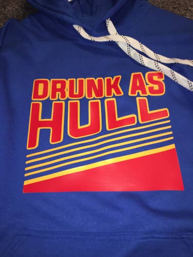 Adult Hockey Hoodie XXL Hull St Louis Blues Theme