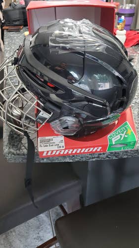 Black New Large Warrior Covert PX+ Helmet