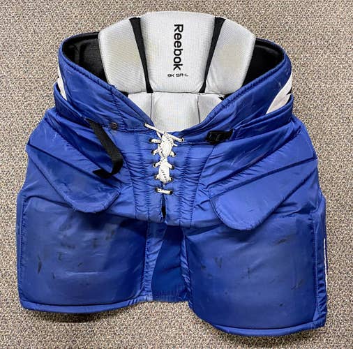 Blue Senior Used Large Reebok Hockey Goalie Pants