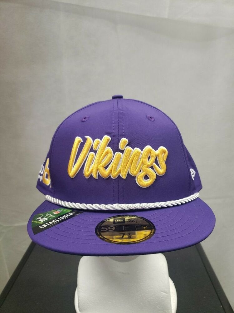 Nice New Era 59fifty Minnesota Vikings Mesh 7 5/8 Fitted Hat. NWOT