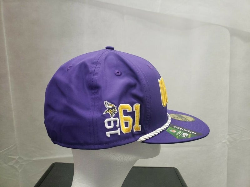 New Era Minnesota Vikings Purple 2019 NFL Sideline Home Official 59FIFTY 1960s Fitted Hat