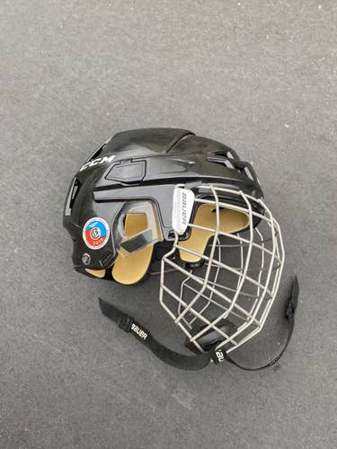CCM Hockey Helmet With Bauer Cage
