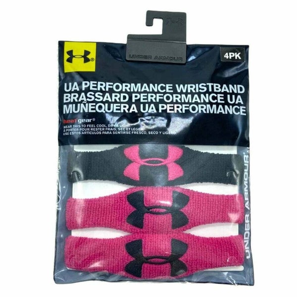  Under Armour 3 Performance Wristband, Red (600