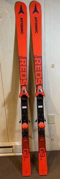 2021 Atomic Redster G9 166 cm Giant Slalom Race Skis + DIN 12 Bindings