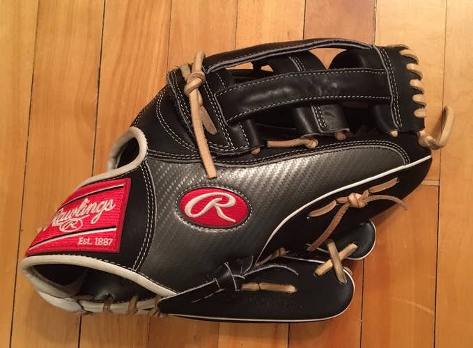 Used Rawlings Right Hand Throw Heart of the Hide Baseball Glove 12.75" - PRO3039-6BCF