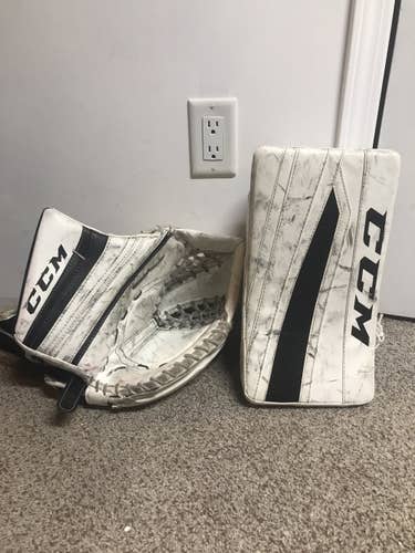 CCM glove and blocker bundle