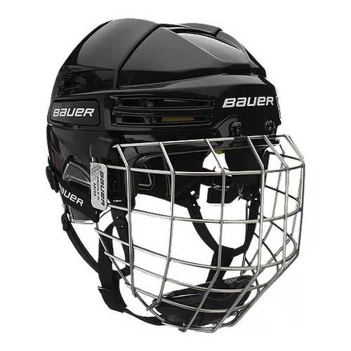 New Bauer Re-Akt 75 Black Helmet Cage Combo Reakt Sr Medium