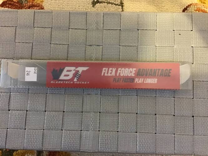 New Bladetech size 246 mm steel hockey skate runners for Lightspeed edge trigger holders