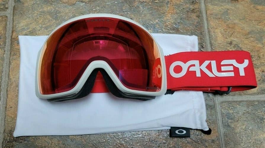 Oakley Prizm Flight Tracker XL Redline Strap/Torch Iridium Lens Factory Pilot