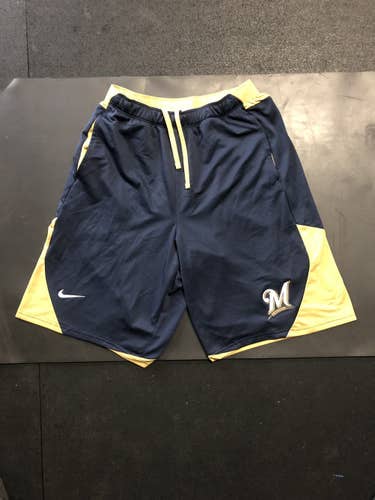 NIKE Milwaukee Brewers shorts (sz LG)
