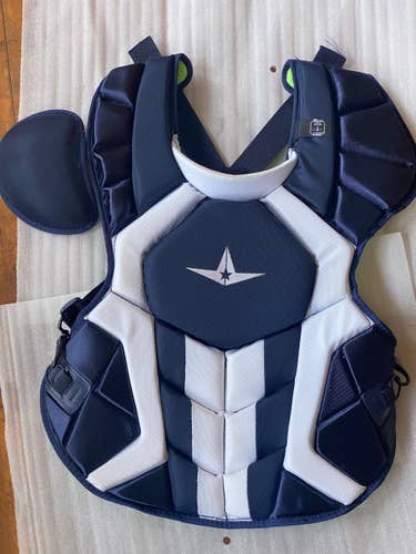 Navy/white CPCC40Pro Adult All Star System 7 Catcher's Chest Protector