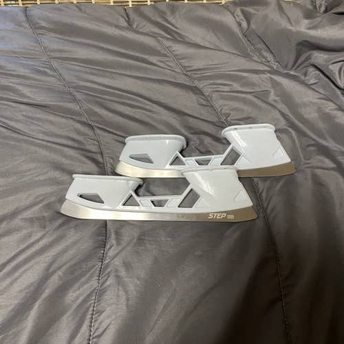 New True 2-Piece Goalie Skate Holders and Step Steel