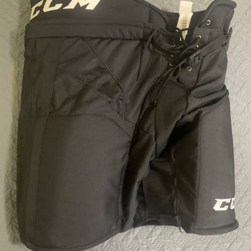 Black New XL CCM HP30 Pro Stock Hockey Pants