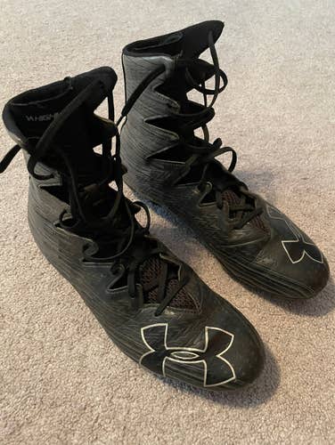 Used Black Mens 12 Under Armour Highlights