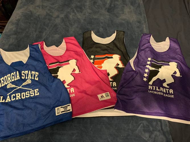 4 Lightly Used Lacrosse Pinnies