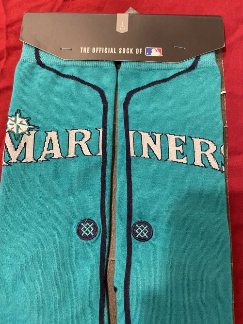 MLB Seattle Mariners Socks by Stance Alternate Jersey * RARE * NEW