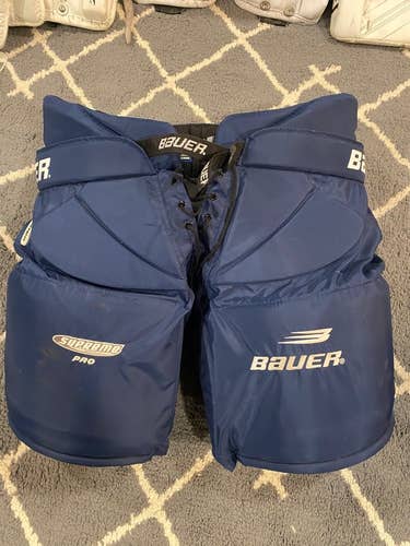 Senior Used Large Bauer Supreme Pro Hockey Goalie Pants