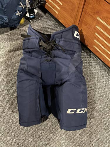Navy Blue Used CCM Pro Stock HP32 Hockey Pants