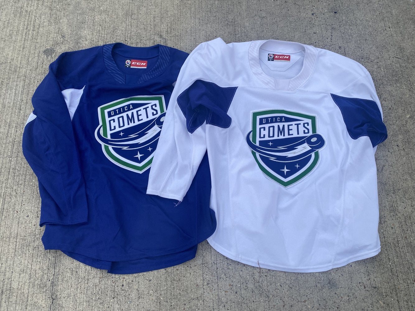 Comets White Hockey Jersey