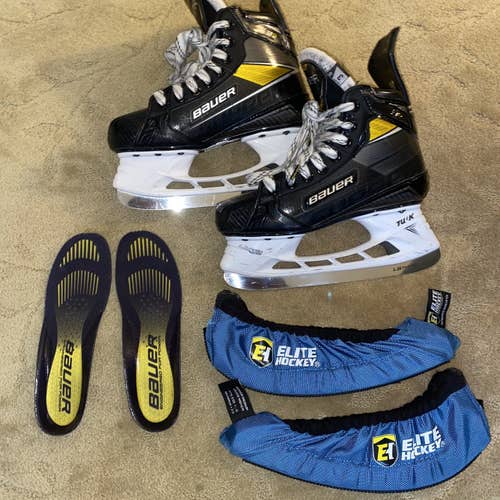 Used Bauer Supreme 3S Pro Regular Width  Size 3 Hockey Skates