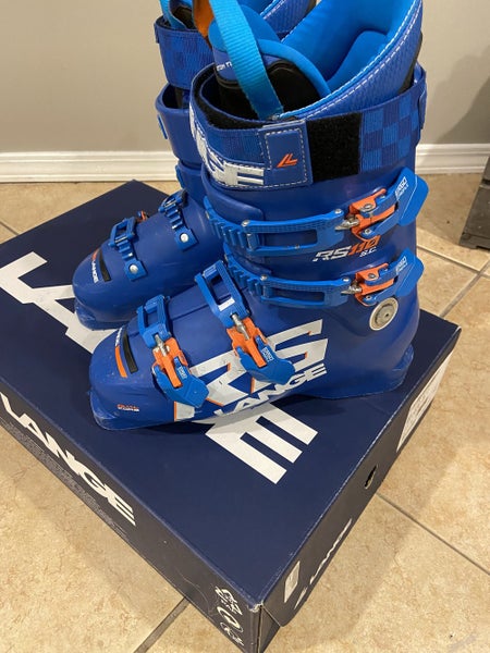 Size 27-27.5 (US mens 9-9.5) Used Unisex Lange Racing RS 110 SC Ski Boots Medium Flex