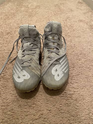Gray Used Size 8.0 (Women's 9.0) New Balance Burn X Mid