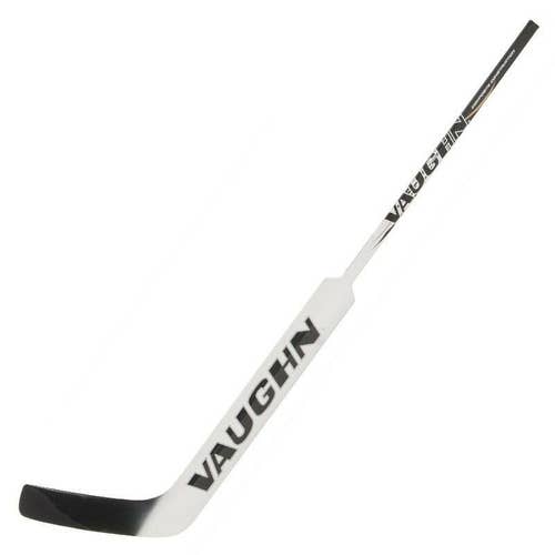 Vaughn 7990 hockey senior goalie goal stick left LH pro composite 26 white black