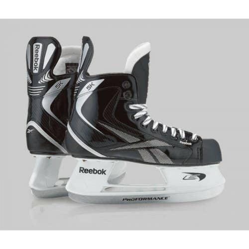 Brand New Reebok 5K ice hockey skates junior jr size 3D recreational skate black