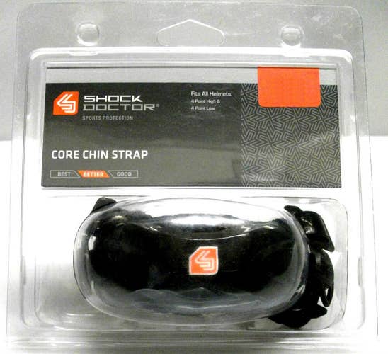 Shock Doctor core football chin cup four point guard black high low small / med.