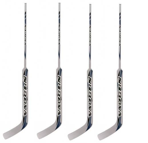 New 4 pack Vaughn 7900 Hockey Goalie sticks stick left LH25 composite silver SR