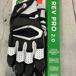 Cutters Rev Pro 2.0 Football Durable Premium Black Gloves Size Adult Small New